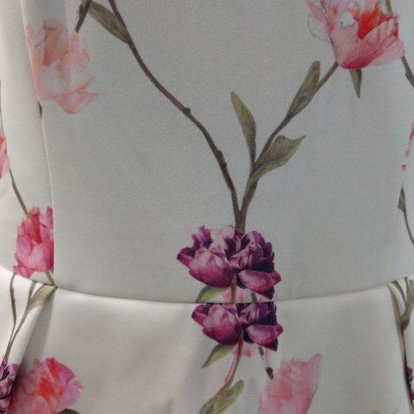 🍒NWT🍒 TED BAKER SKETCHED FLORAL DRESS - Picture 11 of 12
